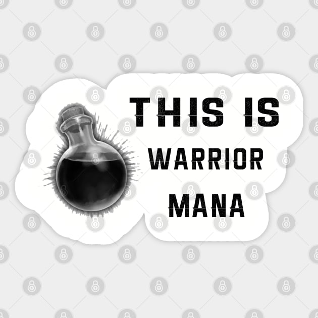 This is Warrior Mana | For Bodybuilding - Summer - Inspiration Sticker by CareTees